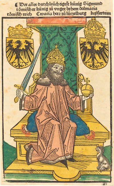 Kaiser Sigmund, 1483 lub wcześniej. autorstwa Unbekannt