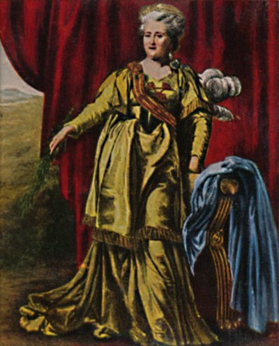 Cesarzowa Katarzyna II Rosji 1729-1796. - Obraz Lewitzky