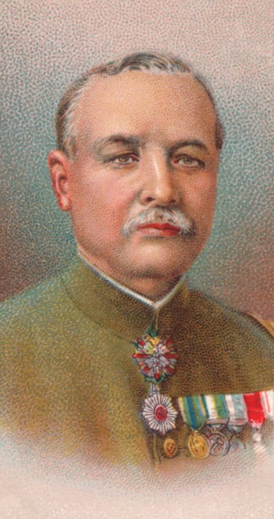 Kamio Mitsuomi, 1. baron 1856-1927, generał w Cesarskiej Armii Japońskiej, 1917 autorstwa Unbekannt