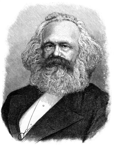 Karl Heinrich Marx, niemiecki filozof, ekonomista polityczny i rewolucjonista, 1903 autorstwa Unbekannt