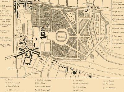 Kensington w 1764 r., ok. 1876 r. autorstwa Unbekannt