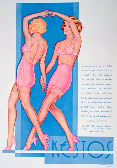 Reklama Kestos lygerie, 1935 autorstwa Unbekannt