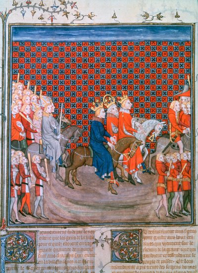 Wjazd króla Karola IV do Paryża, 1375-1379 autorstwa Unbekannt