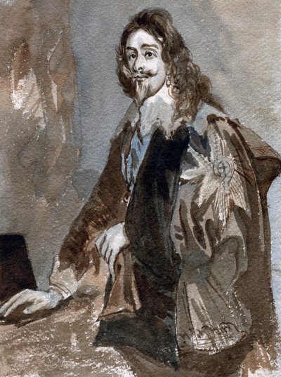 Król Karol I 1600-1649, XVIII w. autorstwa Unbekannt