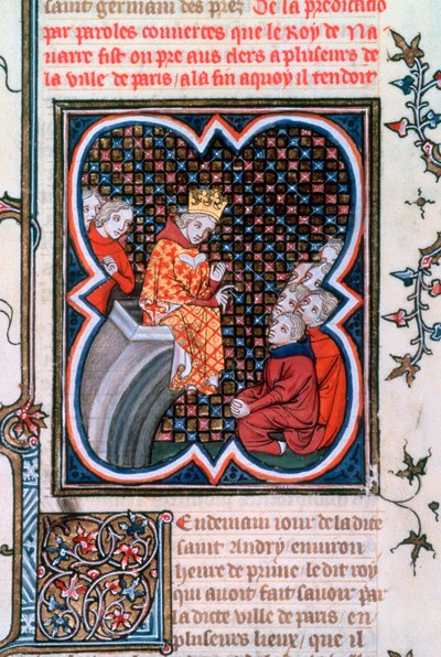 Głoszenie króla Karola z Nawarry, 1375-1379 autorstwa Unbekannt