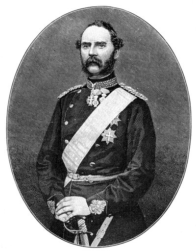 Król Danii Chrystian IX 1818-1906 autorstwa Unbekannt