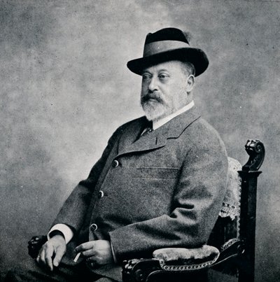 Król Edward VII w tyrolskim kapeluszu, 1903 1911 autorstwa Unbekannt