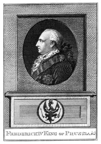 Król Prus Fryderyk Wilhelm IV 1795-1861, XIX wiek. autorstwa Unbekannt