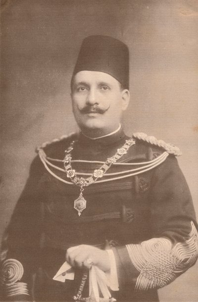 Król Egiptu Fuad I, ok. 1922–1933 r. autorstwa Unbekannt