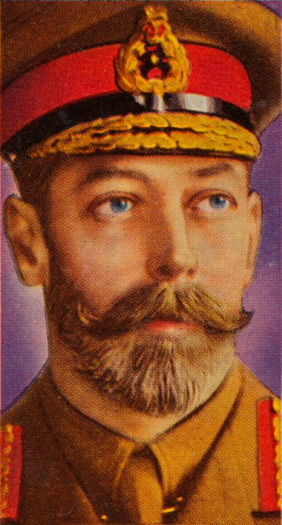 Król Jerzy V w stroju polowym podczas I wojny światowej, c1914-c1918 1935 autorstwa Unbekannt