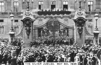 Król Jerzy kontra Srebrny Jubileusz, Londyn, 6 maja 1935 r. autorstwa Unbekannt