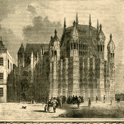 Kaplica króla Henryka VII, 1881. autorstwa Unbekannt
