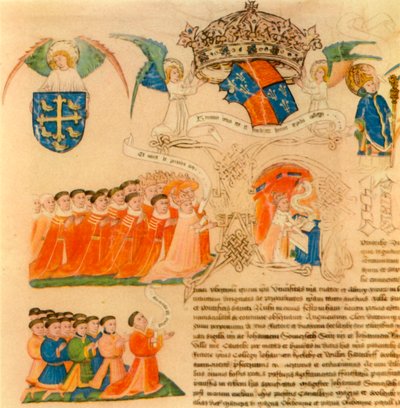 „Król Henryk VI z przedstawicielami lordów i gmin”, 1446, 1947. autorstwa Unbekannt