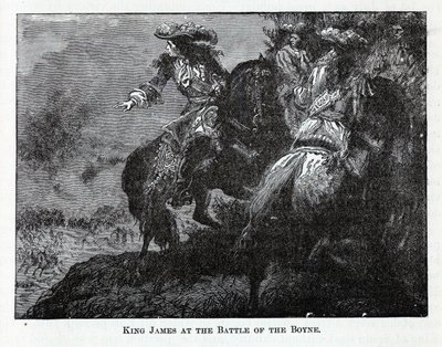 Król Jakub w bitwie pod Boyne, 1882 autorstwa Unbekannt