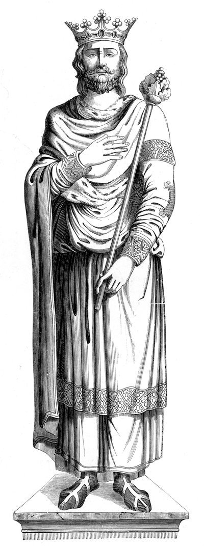 Król Francji Ludwik VII 1120-1180, XVI wiek 1849 autorstwa Unbekannt