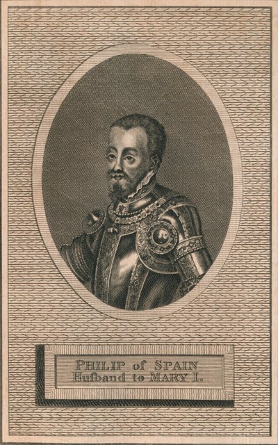 Król Hiszpanii Filip II, mąż królowej Marii I, 1793 autorstwa Unbekannt
