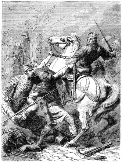 Król Stefan wzięty do niewoli, 1141 autorstwa Unbekannt