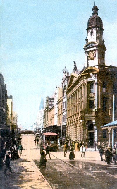 King Street, Sydney, Australia, ok. 1900 autorstwa Unbekannt