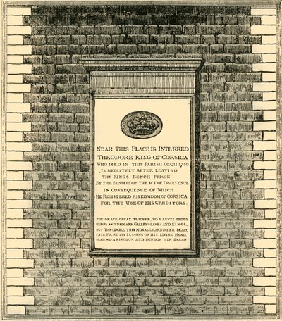 Pomnik króla Teodora, 1881 r. autorstwa Unbekannt