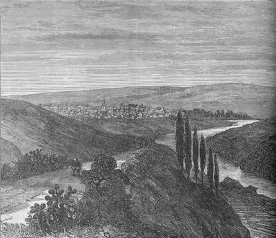 King Williams Town, z okolic akweduktu, ok. 1880 autorstwa Unbekannt