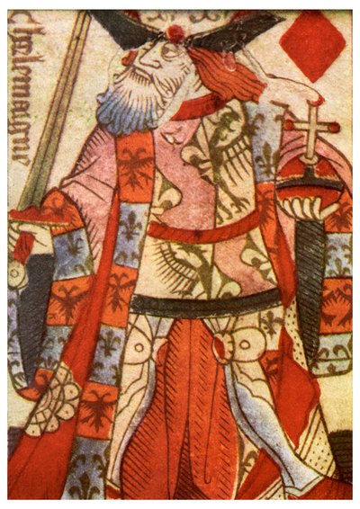 King of Diamonds z francuskiej talii kart do gry, ok. 1500 1956 r autorstwa Unbekannt