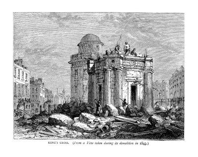 Kings Cross w 1845 autorstwa Unbekannt