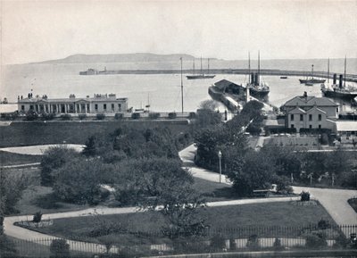 Kingstown - Widok ogólny portu, 1895 autorstwa Unbekannt