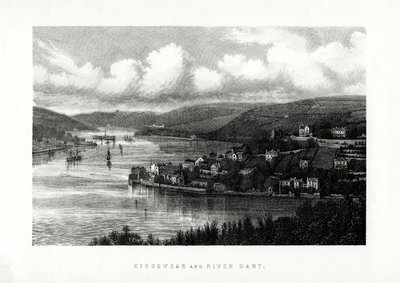 Kingswear i River Dart, South Devon, 1896 autorstwa Unbekannt