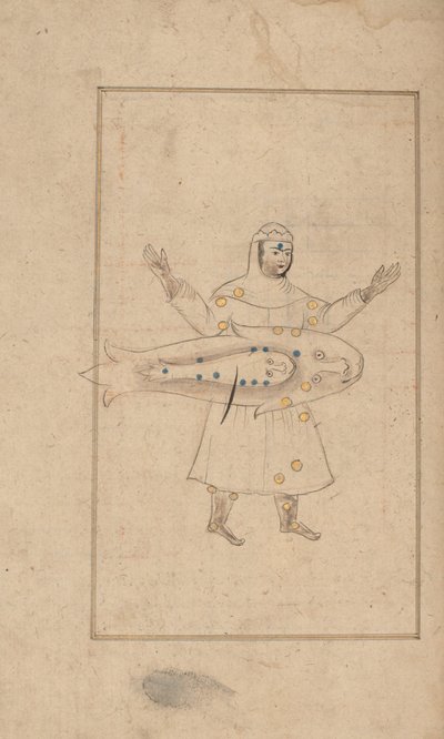 Kitab suwar al-kawakib al-thabita Księga obrazów gwiazd stałych al-Sufi, XVIII wiek. autorstwa Unbekannt