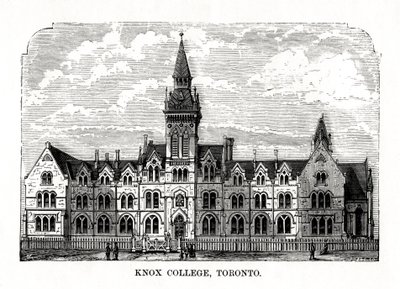Knox College, Toronto, Ontario, Kanada, XIX wiek autorstwa Unbekannt