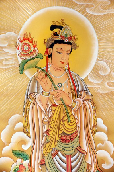 Klasztor Kong Meng San Phor Kark See. Bodhisattwa, 20160819, Singapur, Singapur autorstwa Unbekannt