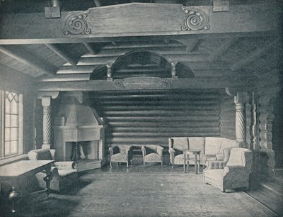 Kongssater, leśny dom króla i królowej Norwegii, ok. 1910 r. autorstwa Unbekannt