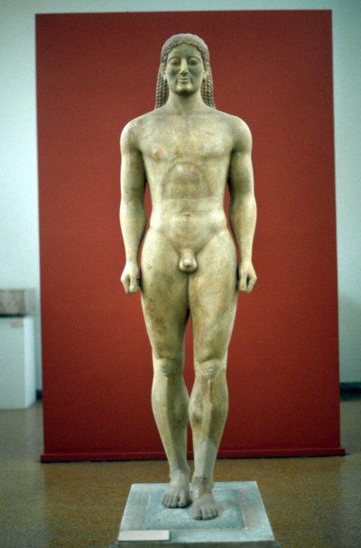 Kouros, ok. 650-500 p.n.e. autorstwa Unbekannt