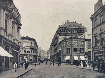 Most Kowali Kuznieckiego, Moskwa, Rosja, 1912 r. autorstwa Unbekannt
