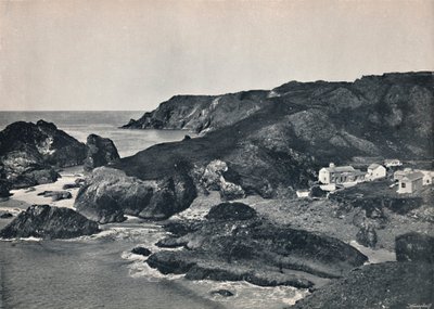 Kynance Cove - Zatoka i wioska, 1895 autorstwa Unbekannt