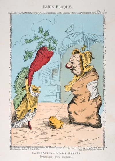 Marchewka i Ziemniak, 1870-1871 autorstwa Unbekannt
