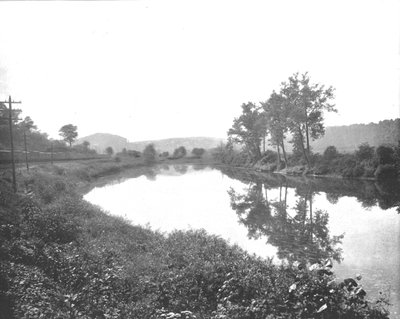 La Colle patrząc na zachód, Pennsylvania Railroad, USA, ok. 1900. autorstwa Unbekannt
