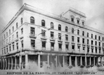 La Corona, fabryka tytoniu, lata 20. autorstwa Unbekannt