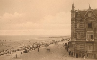 La Digue et la Plage, Promenada i plaża, ok. 1900. autorstwa Unbekannt