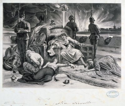 Wieczna Sprawiedliwość, wojna francusko-pruska, 1870-1871. autorstwa Unbekannt