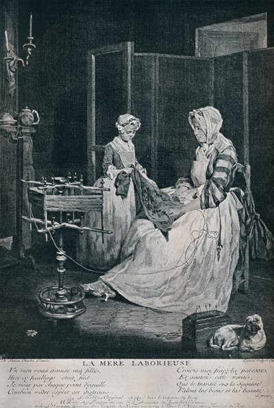Matka pracująca, 1740, 1916 autorstwa Unbekannt