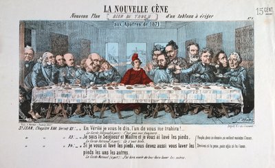Nowa Wieczerza, Komuna Paryska, 1871 autorstwa Unbekannt