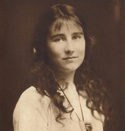Lady Elizabeth Bowes-Lyon jako młoda dziewczyna, c1917, 1937 autorstwa Unbekannt