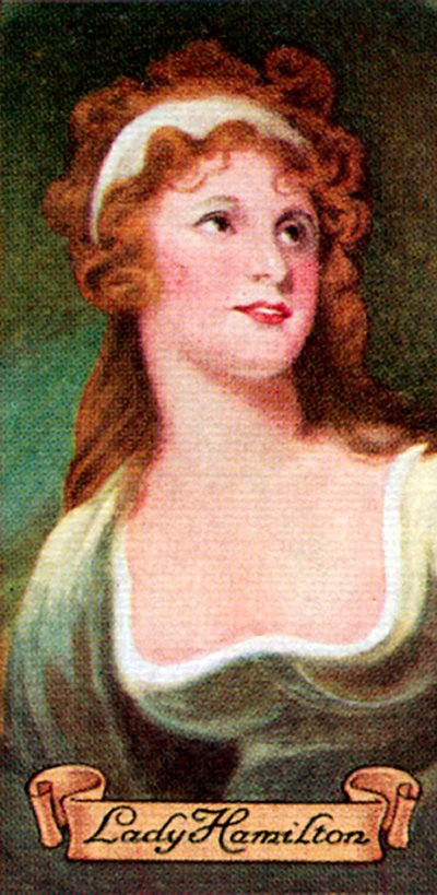 Lady Hamilton, zaczerpnięta z serii kart z papierosami, 1935 autorstwa Unbekannt