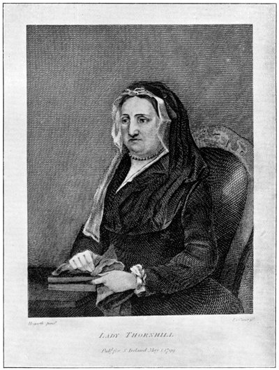 Lady Thornhill, 1799 autorstwa Unbekannt