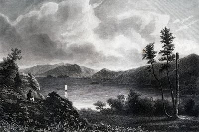 Jezioro George, Nowy Jork, 1855 autorstwa Unbekannt