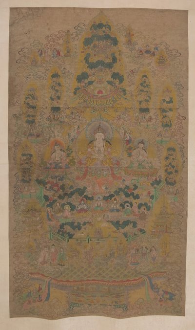 Mandala Lamaistyczna, XVII wiek. autorstwa Unbekannt