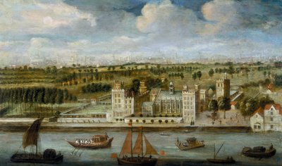 „Pałac Lambeth”, c1715 autorstwa Unbekannt