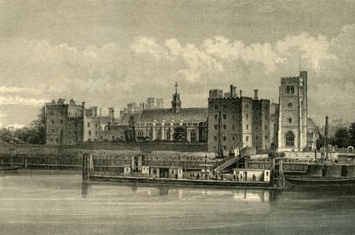 Pałac Lambeth, ok. 1878 r. autorstwa Unbekannt