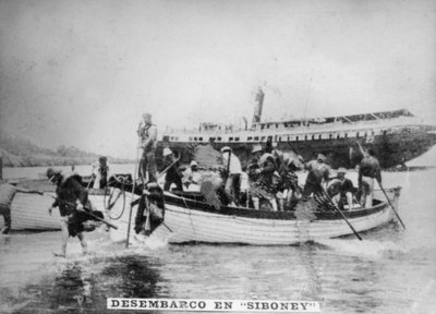 Lądowanie w Siboney, 1898, 1920 autorstwa Unbekannt